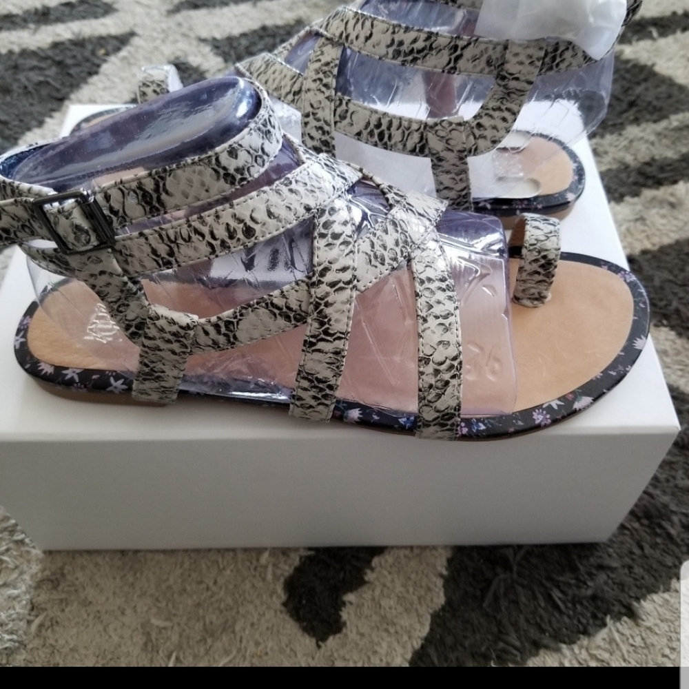 Cabi Python Embossed Athena Sandal - image 2